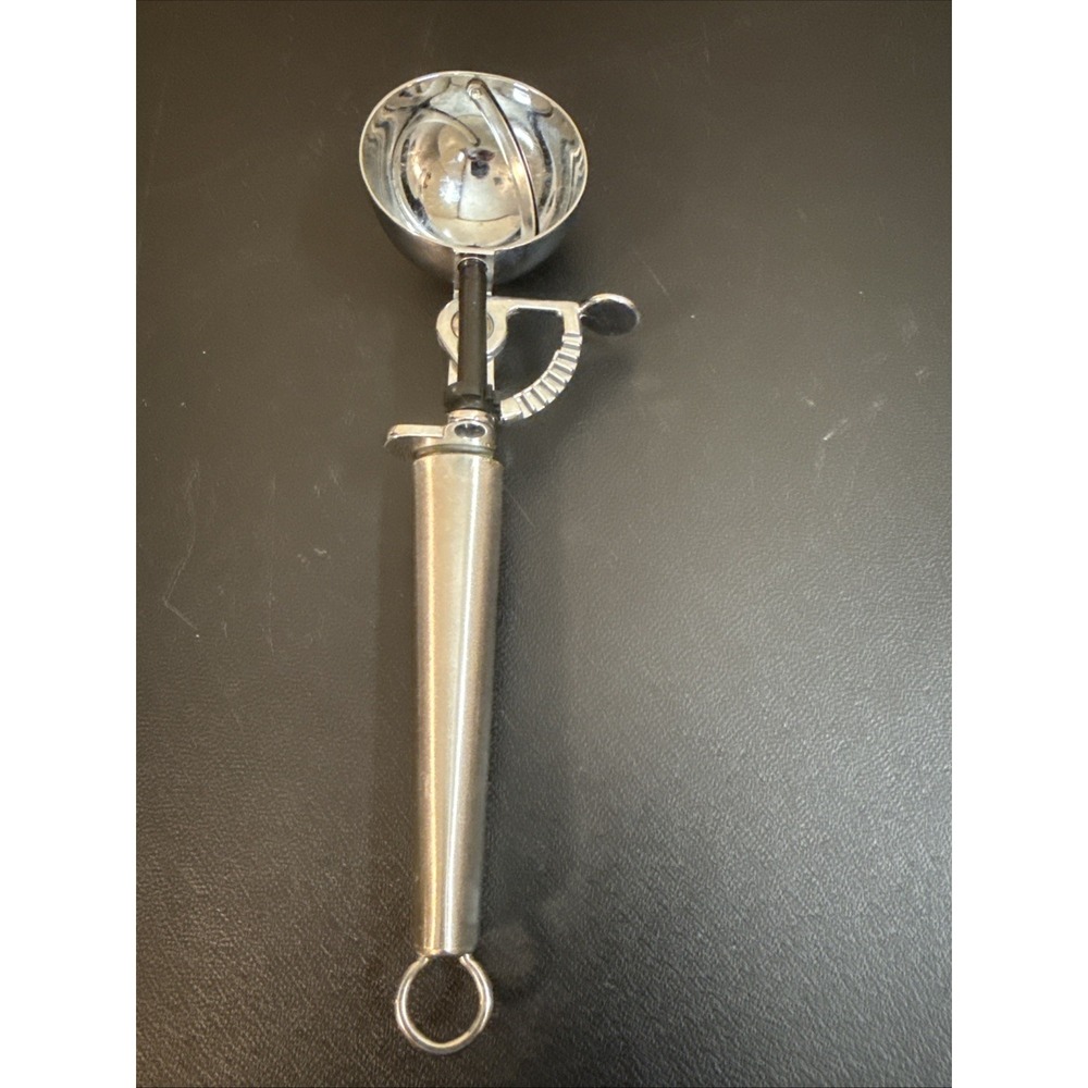 Oneida Stainless Steel Ice Cream Scoop with Trigger Release
